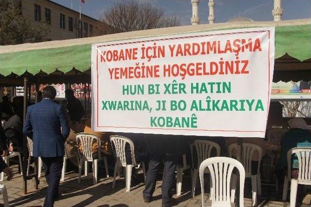 Kobani İçin Yardımlaşma Yemeği