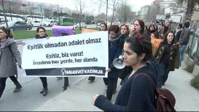 Kadınlardan "toplumsal Cinsiyet Adaleti Kongresi" Protestosu 3