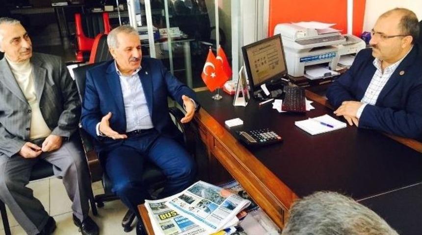Mustafa Şahin Battalgazi Muhtarlar Derneğini Ziyaret Etti