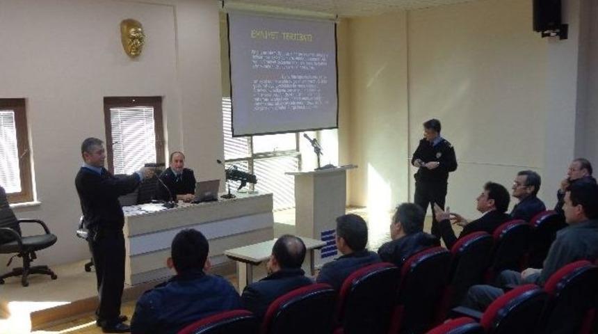 D&uuml;zce&rsquo;de Orman İşletme Personeline Tabanca Kullanma Eğitimi