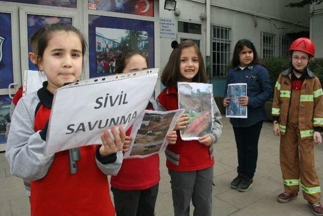 Namık Kemal İlkokulun&rsquo;da Sivil Savunma Etkinliği 1