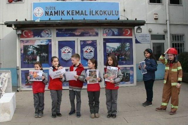 Namık Kemal İlkokulun&rsquo;da Sivil Savunma Etkinliği 2