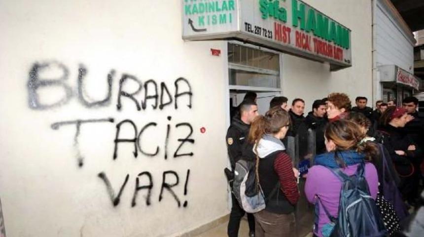 Turistlerden Hamamda Taciz Iddiası...