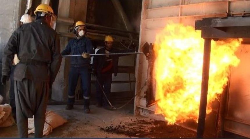 12 Ton Esrar Yakılarak İmha Edildi