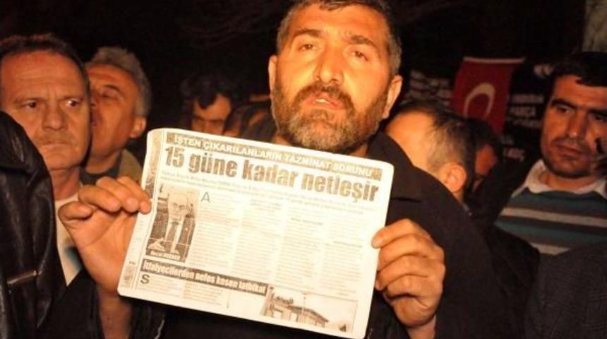 Chp Milletvekili &Ouml;zel'den Somalı Madencilerin Oturma Eylemine Destek