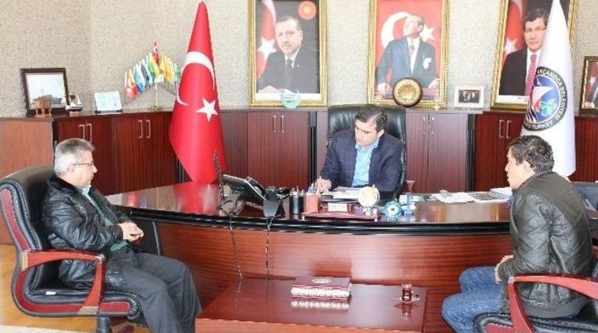 Sakatlar Derneği Y&ouml;netimi Başkan Yemenici&rsquo;yi Ziyaret Etti