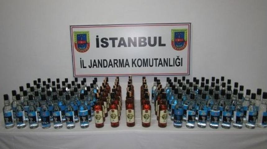 Jandarmadan Ka&ccedil;ak İ&ccedil;ki Ve Sigara Operasyonu