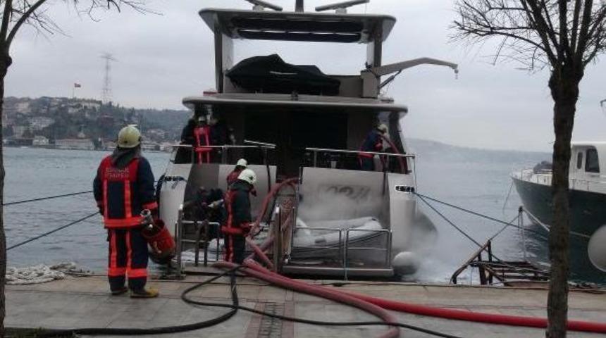 Bebek'te Yat Yangını