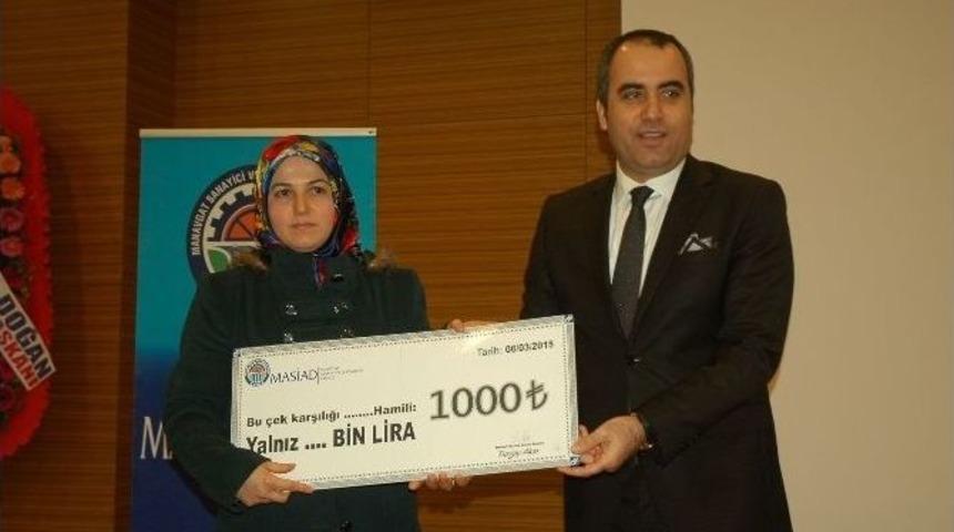 Dereceye Giren Kadınlar &Ouml;d&uuml;llerini Aldı