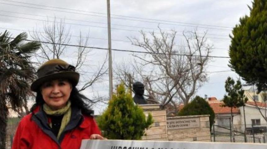 Japon Kumiko'dan Kadınlar G&uuml;n&uuml;'nde 'barış Bah&ccedil;esi' Ile Mesaj