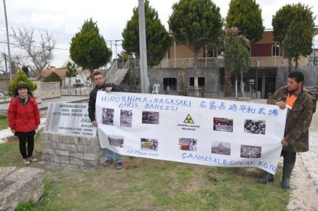 Japon Kumiko dan Kadınlar G&uuml;n&uuml; nde  barış Bah&ccedil;esi  Ile Mesaj 3