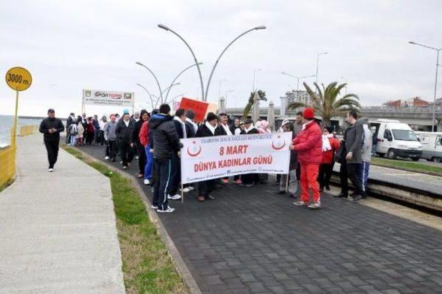 Trabzon’Da Sağlık Çalışanları Şiddetin Önlenmesi Için Yürüdü