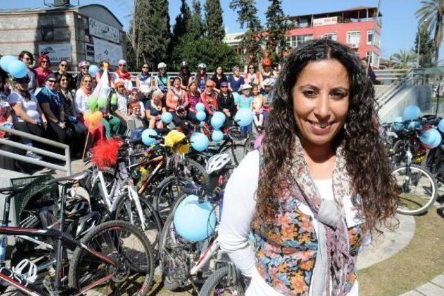 Kadınlar Topuklu, Şalvarlı Pedal &Ccedil;evirdi 3