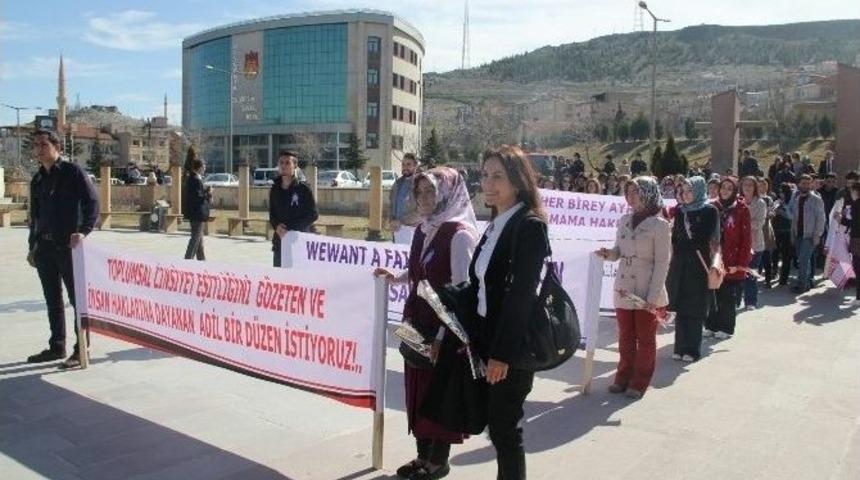 Nevşehir&rsquo;de 8 Mart D&uuml;nya Kadınlar G&uuml;n&uuml; Kutlandı