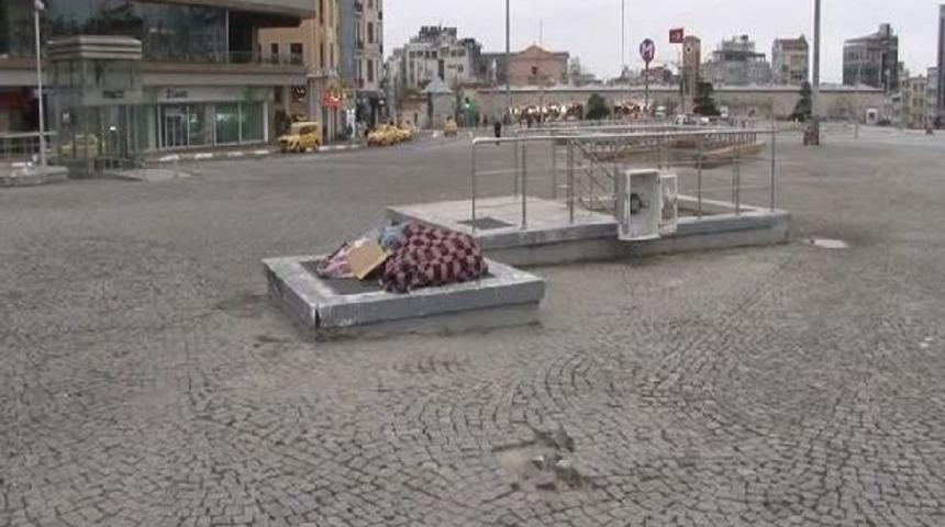 Taksim Meydanı'nın Mazgaldan Yatakları