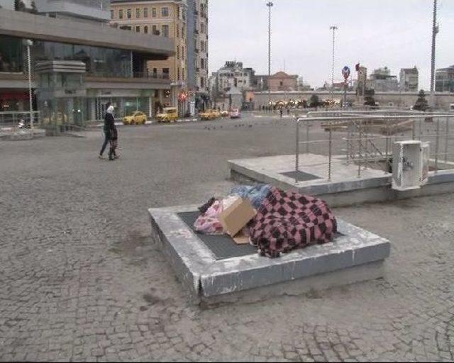 Taksim Meydanı'nın Mazgaldan Yatakları