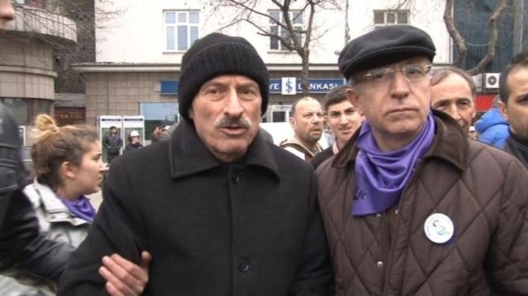 K&uuml;rt&ccedil;e Pankarta Tepki