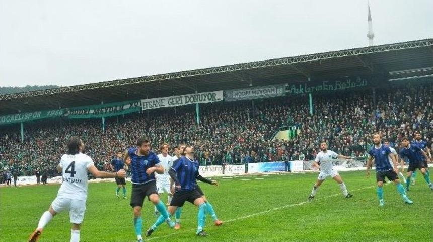 Kocaelispor&rsquo;a Taraftar Desteği Yetmedi