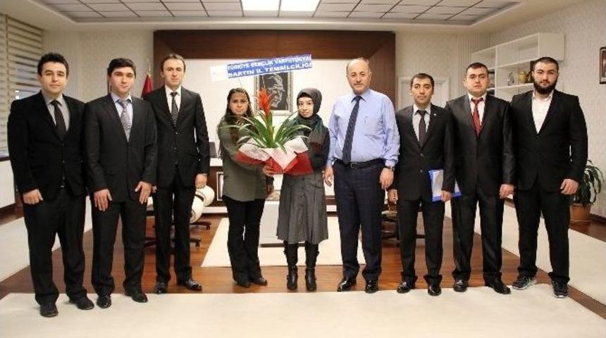 Bartın T&uuml;gva&rsquo;dan Vali Azizoğluna Ziyaret