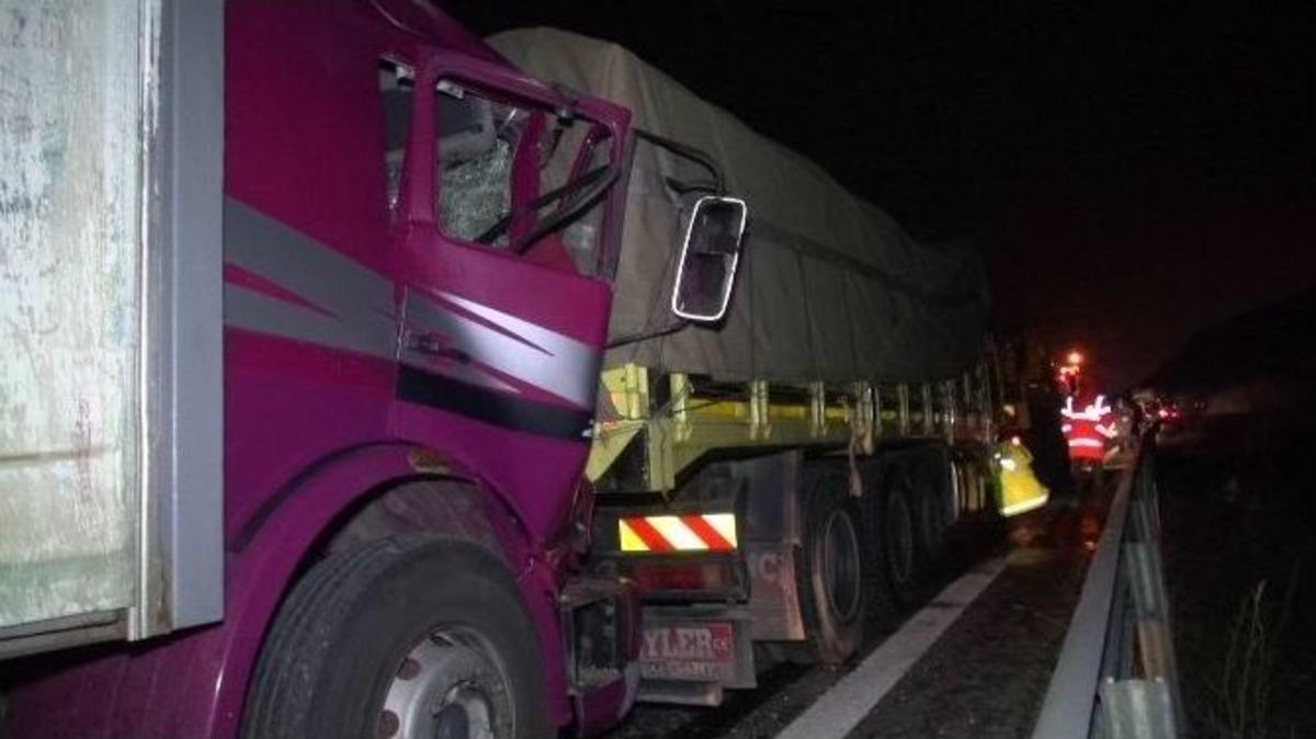 Tem Oto Yolunda Kaza: 1 Yaralı