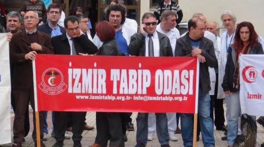 Sağlık &Ccedil;alışanlarından 1 G&uuml;nl&uuml;k Iş Bırakma Eylemine &Ccedil;ağrı