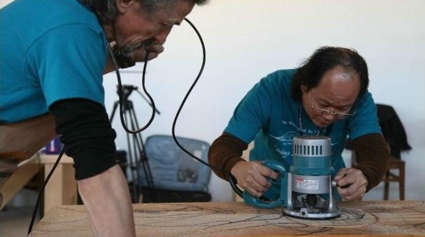 D&uuml;nyaca &Uuml;nl&uuml; Ağa&ccedil; Ustaları Odunpazarı&rsquo;nda