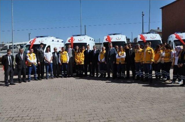 Sağlık Bakanlığı Sivas’a 9 Yeni Ambulans Gönderdi