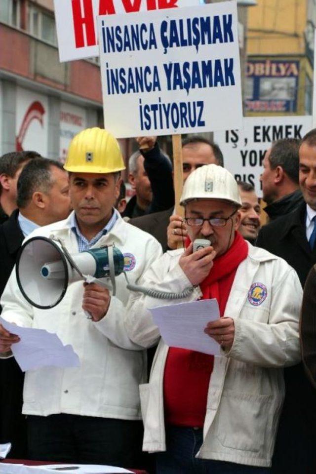 Zonguldak’Ta Maden Işçileri Yürüdü