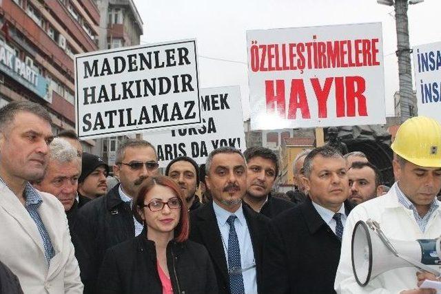 Madencilerden Özelleştirmeye Karşı İmza Kampanyası