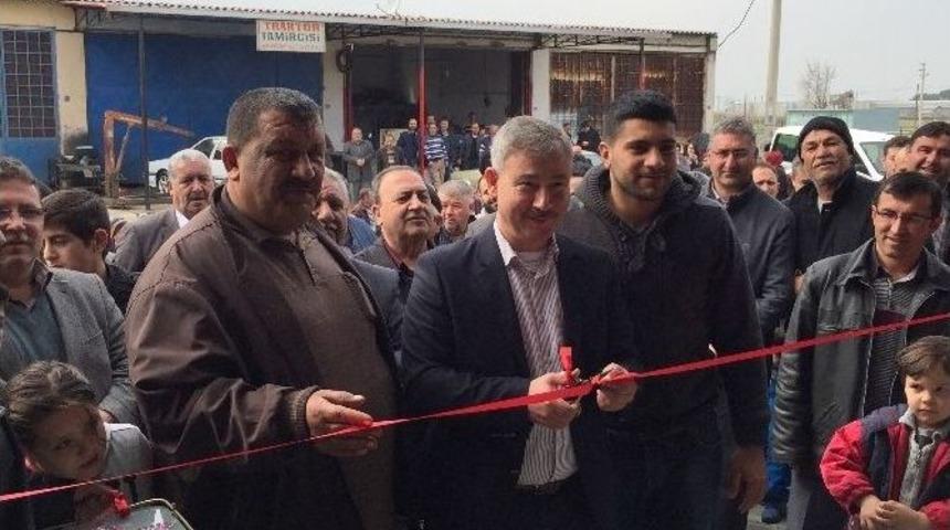 Başkan Yaralı Marangoz At&ouml;lyesi A&ccedil;ılışına Katıldı