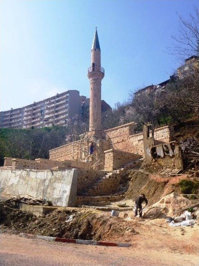 Bilecik&rsquo;teki Tarihi Osmangazi Camii Restore Ediliyor 3