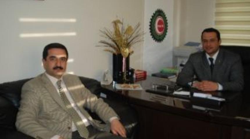 Taşkın, Hizmet İş Sendikasını Ziyaret Etti