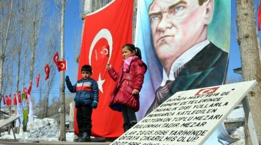 Alaca'da 97 Yıl &Ouml;nce Katledilen 278 T&uuml;rk Anıldı