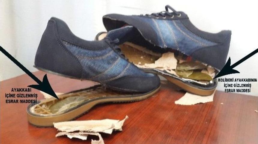 Ayakkabı Arasında Cezaevine Esrar Siparişi &lsquo;besin&rsquo;e Takıldı