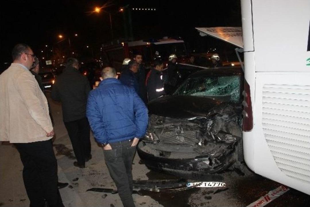Başkent&rsquo;te Trafik Kazası: 2 Yaralı