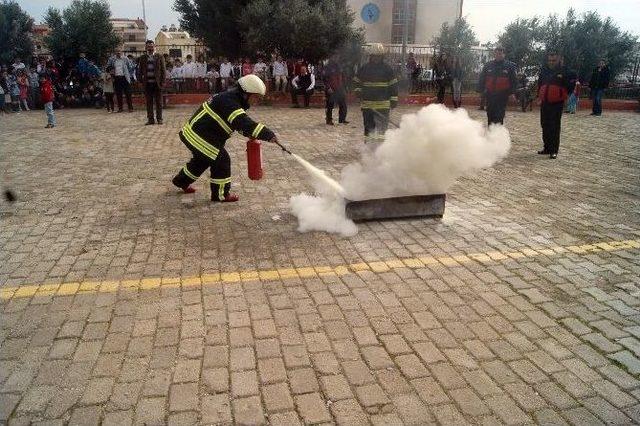 Didim Mahir &Ouml;zg&uuml;r Damar İlkokulu&rsquo;nda Sivil Savunma Tatbikatı 1