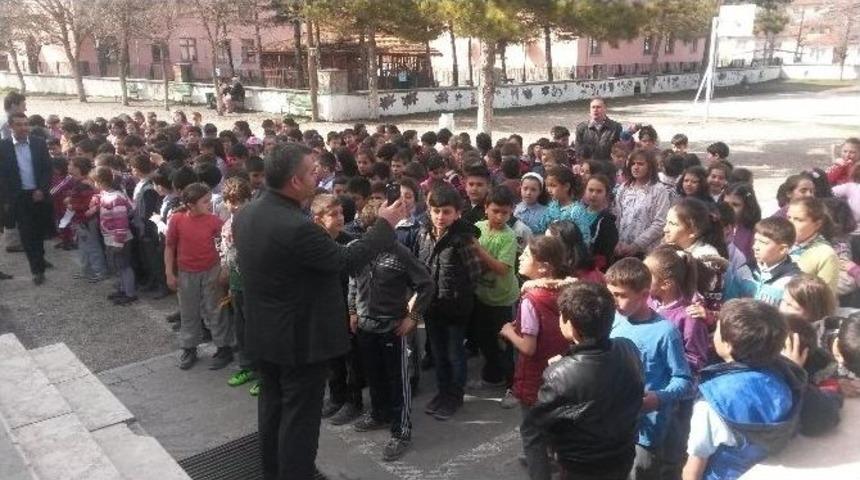 Kırka Atat&uuml;rk İlkokulu&rsquo;nda Deprem Tatbikatı