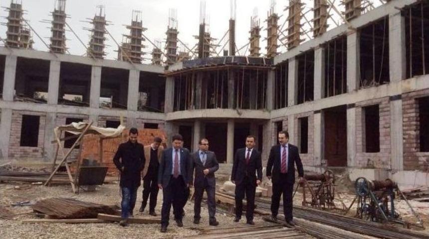 Milletvekili Tun&ccedil;,&nbsp;imam Hatip Okulu İnşaatını İnceledi