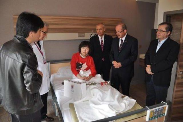 Balon Kazasında Yaralanan Güney Koreli Turistlere Vali den Ziyaret 1