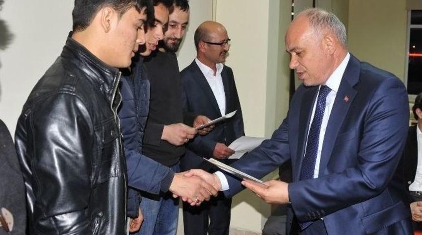 Başkan &Ccedil;alışkan, Ahider&rsquo;in Sertifika Dağıtım T&ouml;renine Katıldı