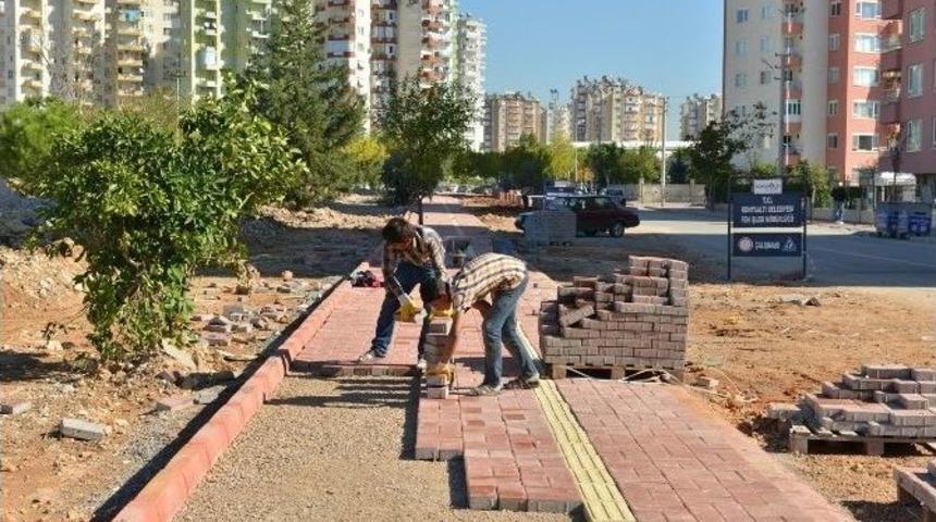Konyaaltı&rsquo;nda 40 Bin Metrekare Kaldırım Startı