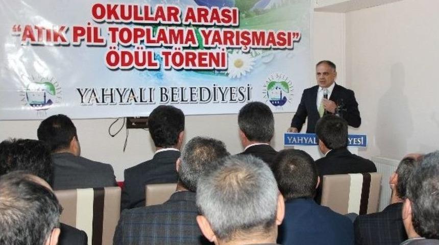 Yahyalı&rsquo;da Atık Piller Toplandı