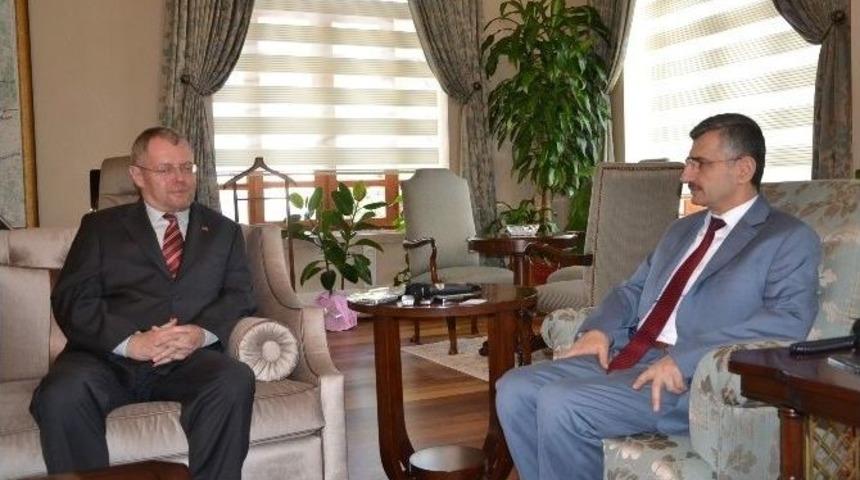 Almanya Başkonsolosu Gerlach&rsquo;den Vali Bektaş&rsquo;a Ziyaret