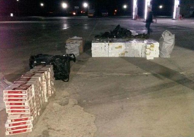 Tır'da Yüklü Briketler Arasına Gizlenmiş 134 Bin Paket Kaçak Sigara Polise Takıldı