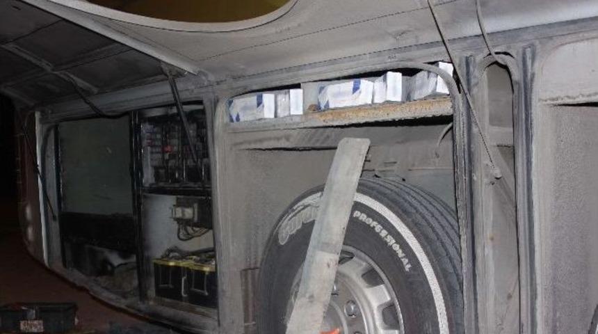 Erzincan&rsquo;da 6 Bin Paket Ka&ccedil;ak Sigara Ele Ge&ccedil;irildi