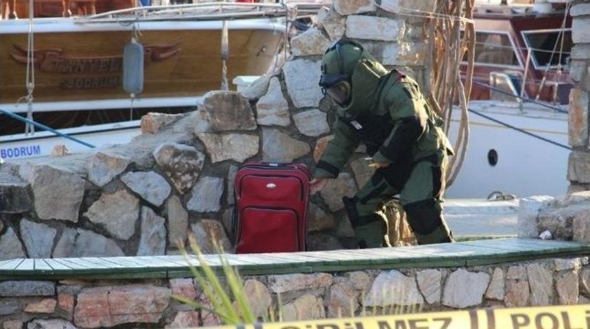 Bodrum&rsquo;da Ş&uuml;pheli Valiz Emniyeti Alarma Ge&ccedil;irdi