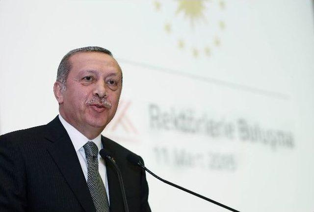 Cumhurbaşkanı Erdoğan, Yök’te Rektörlerle Bir Araya Geldi