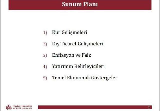 Merkez Bankası Başkanı Başçı, Cumhurbaşkanı Erdoğan'a 'ekonomik Gelişmeler' Başlıklı Sunum Yaptı