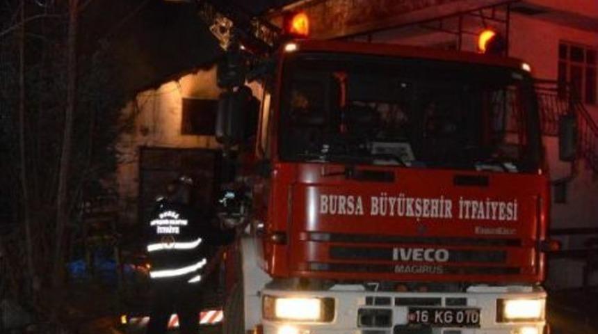 Bursa'da Fabrika Yangını