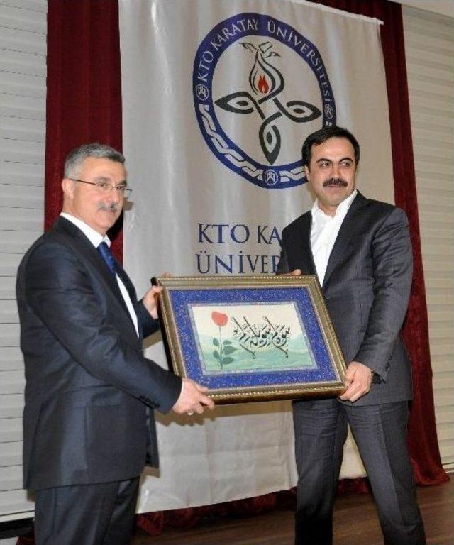 Kto Karatay Üniversitesi Rektörü Torlak’a Veda